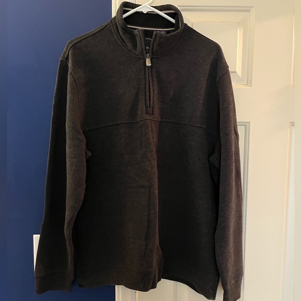 Arrow Men's Dark Gray Zip-Up Sweater